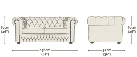 Chesterfield 2 Seater