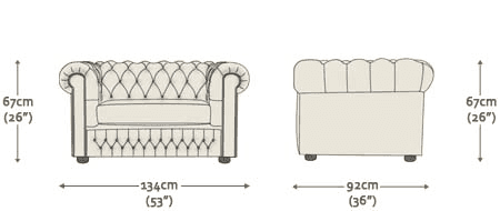 Chesterfield 1.5 Seater