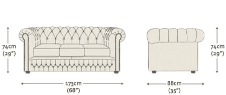 Ellington 3 Seater