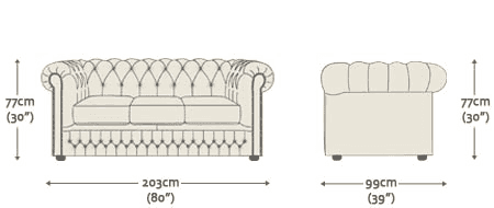 Ellington 3 Seater Sofa Bed