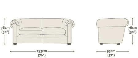 Hampton 3 Seater