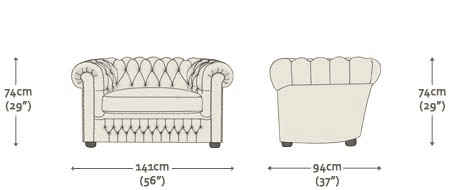 Knightsbridge 1.5 Seater