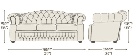 Oxford 3 Seater