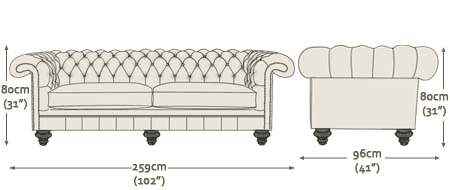 Rochester 4 Seater