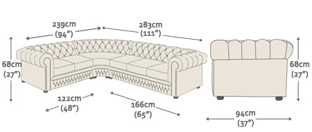 Chesterfield Corner Unit (2x3)