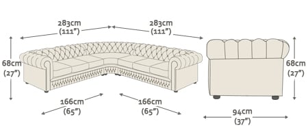 Chesterfield Corner Unit (3x3)