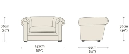 Hampton 1.5 Seater