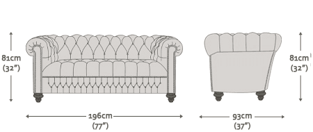 Clarendon 3 Seater