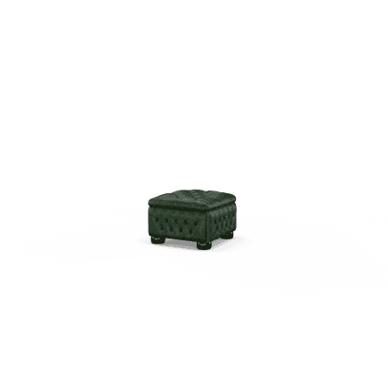 Buttoned Pouffe Box