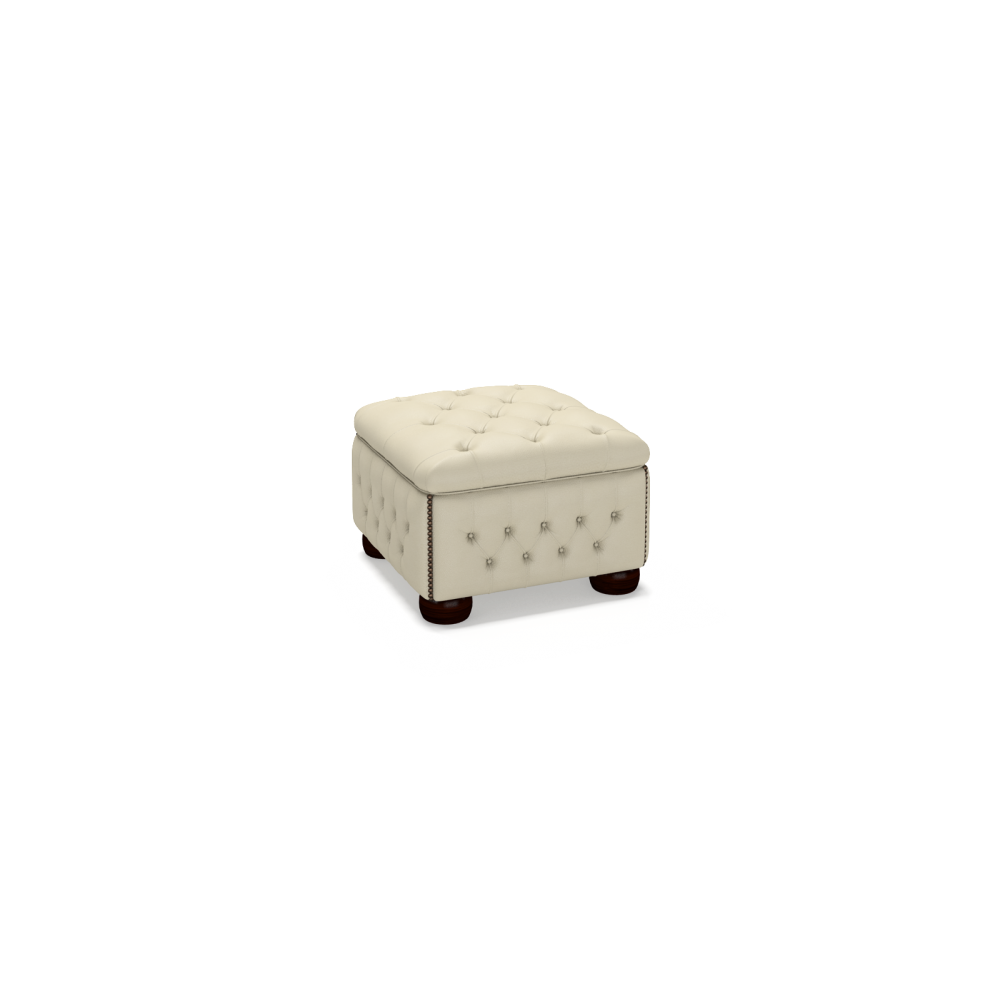 Pouf Capitonné avec rangement