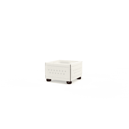 Buttoned Pouffe Table