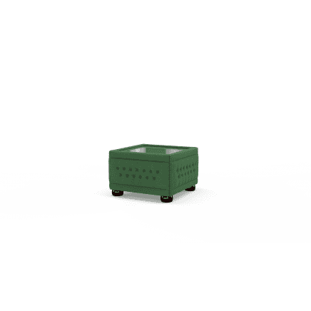 Buttoned Pouffe Table