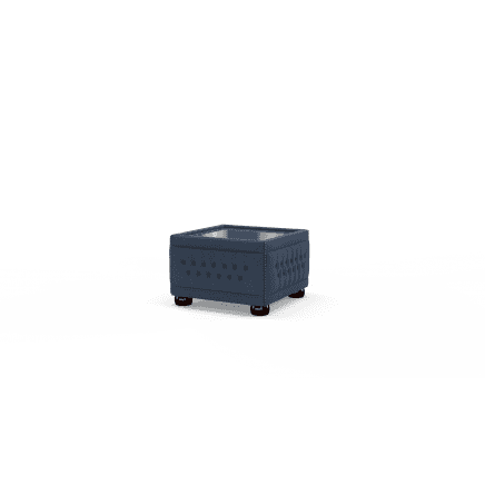 Buttoned Pouffe Table