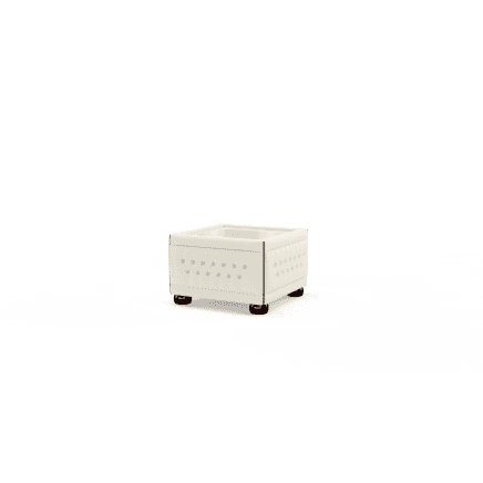 Buttoned Pouffe Table
