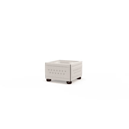 Buttoned Pouffe Table