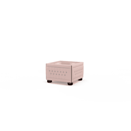 Buttoned Pouffe Table
