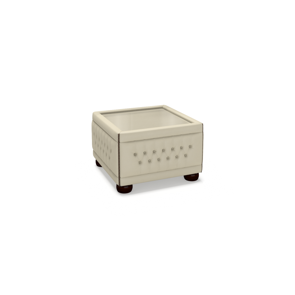 Pouf Capitonné avec plateau