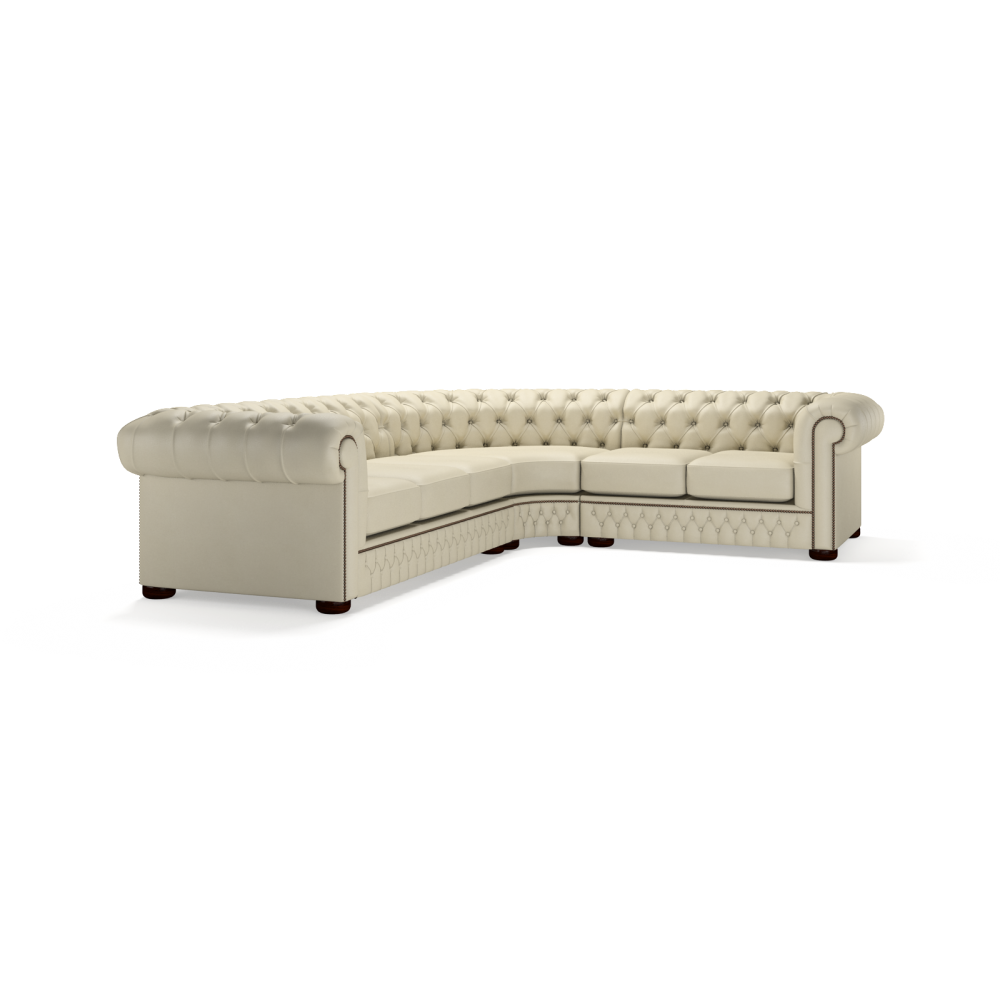 Canapé d’angle Chesterfield (3x2)
