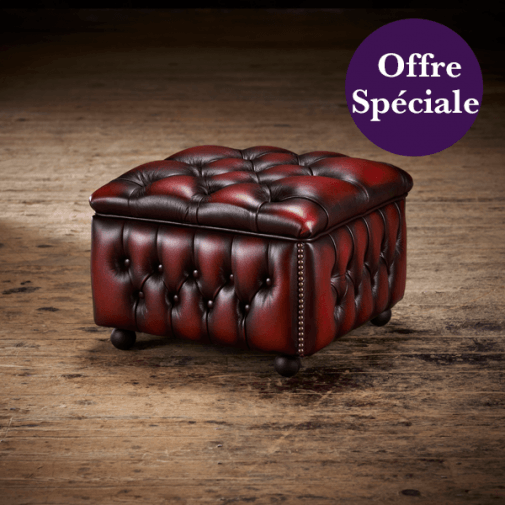 Pouf Capitonné avec rangement