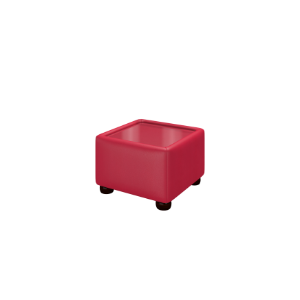 Pouf avec plateau