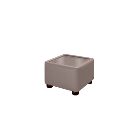 Pouf avec plateau