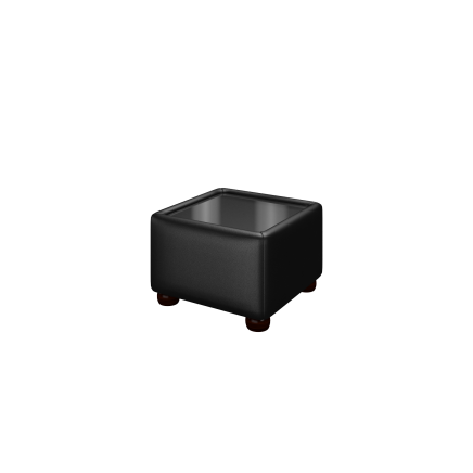 Pouf avec plateau
