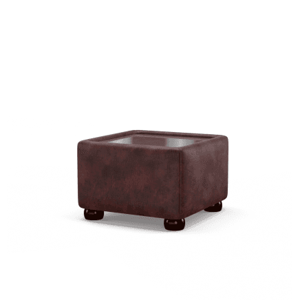 Pouf avec plateau