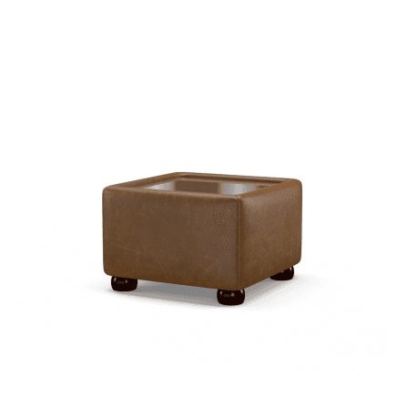 Pouf avec plateau
