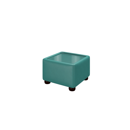Pouf avec plateau