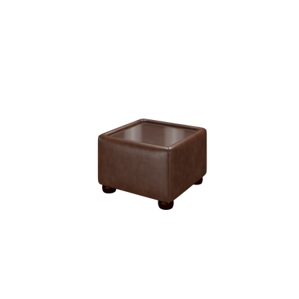 Pouf avec plateau