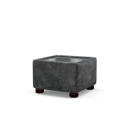 Pouf avec plateau