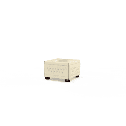 Buttoned Pouffe Table