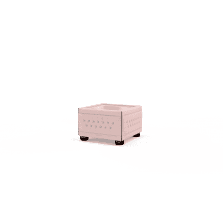 Buttoned Pouffe Table