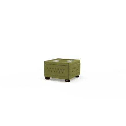 Buttoned Pouffe Table