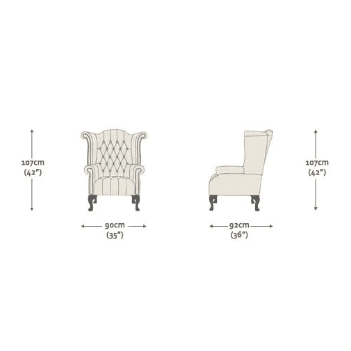 Woburn Chair Etna Brandy Mahogany Finish 