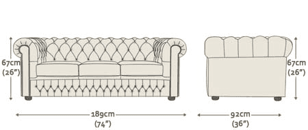 Chesterfield 3 Seater