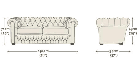 Knightsbridge 3 Seater
