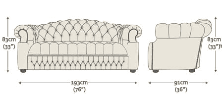 Sandringham 3 Seater
