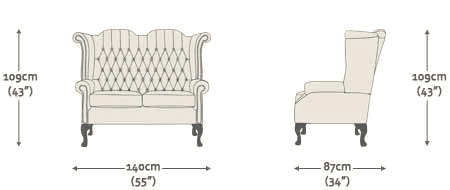 Scroll 2 Seater