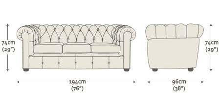 Winchester 3 Seater