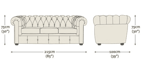 Winchester 3 Seater Sofa Bed