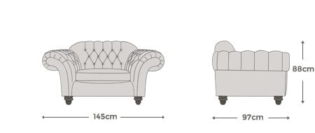 Claridge 1.5 Seater