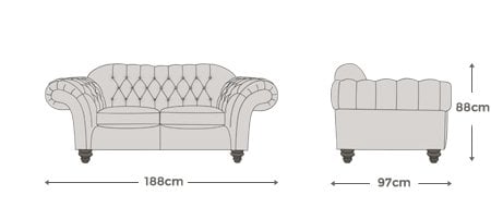 Claridge 2 Seater